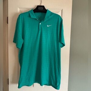 🌟MEN’S NIKE MENS GREEN POLO SHIRT~SIZE LARGE